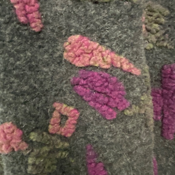 Transparente Black Label Oversized Boho Fully Lined  Hooded Wool Coat - Picture 5 of 8